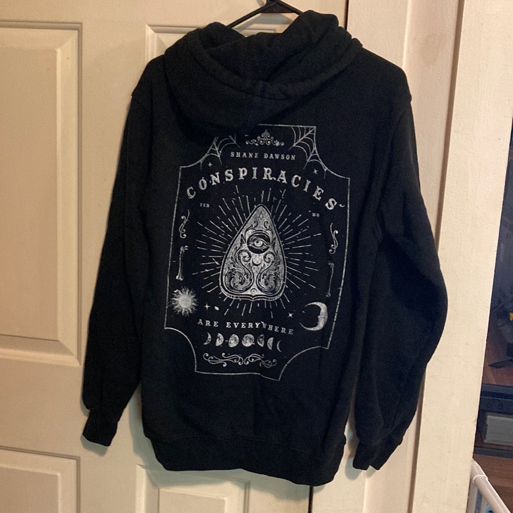Shawn Dawson conspiracy black hoodie size S